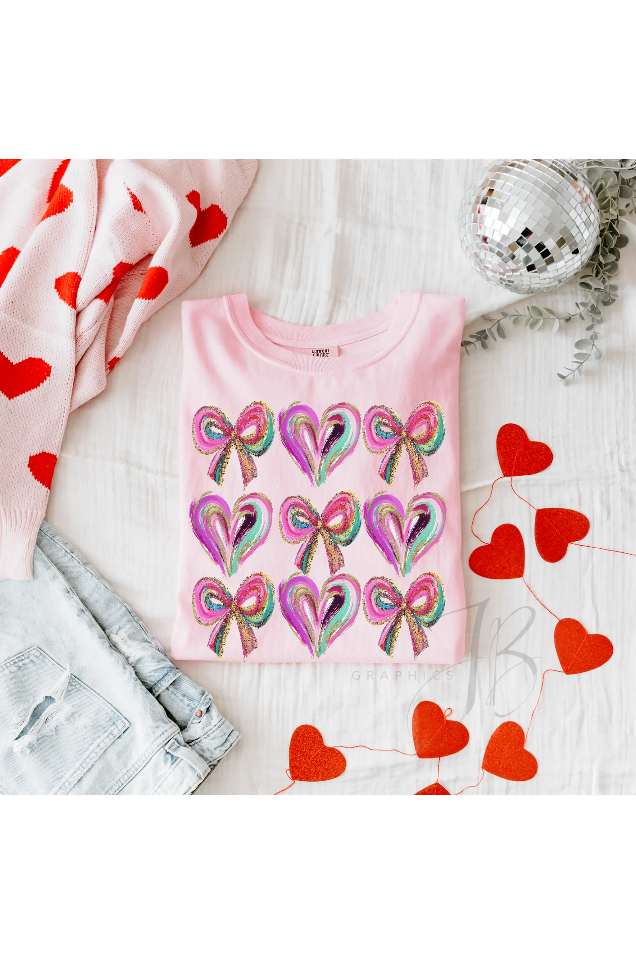 Brushstroke Heart Comfort Colors T-Shirt