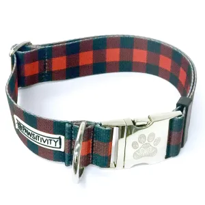 Buffalo Plaid Statement Collar