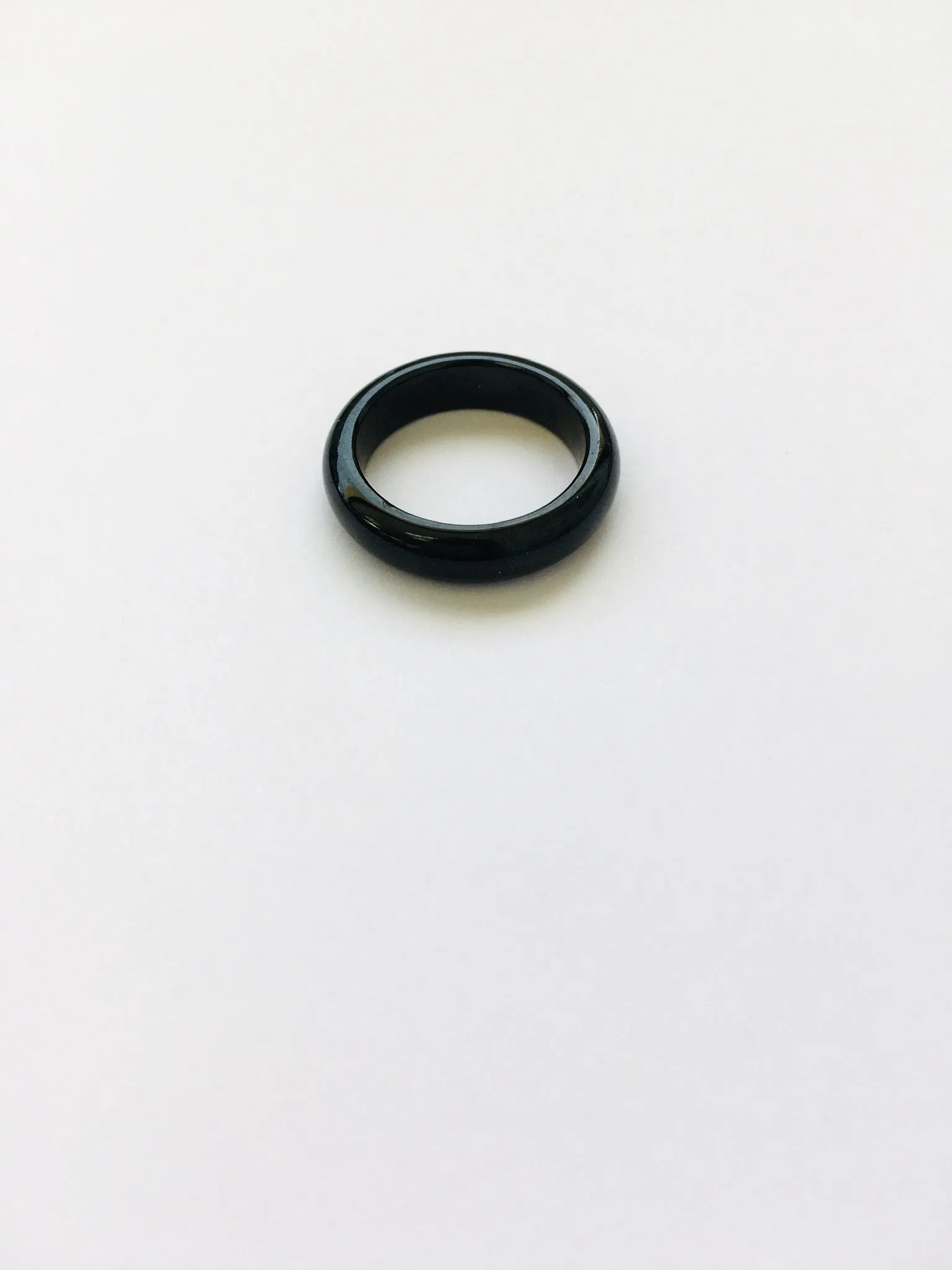 Burmese Black Jadeite 6mm Comfort Fit Band