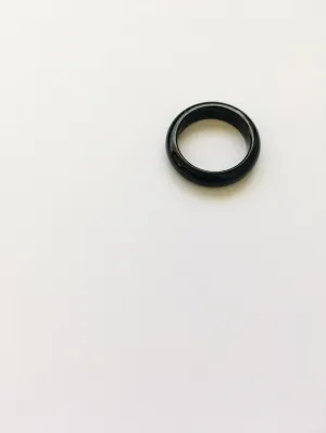 Burmese Black Jadeite 6mm Comfort Fit Band