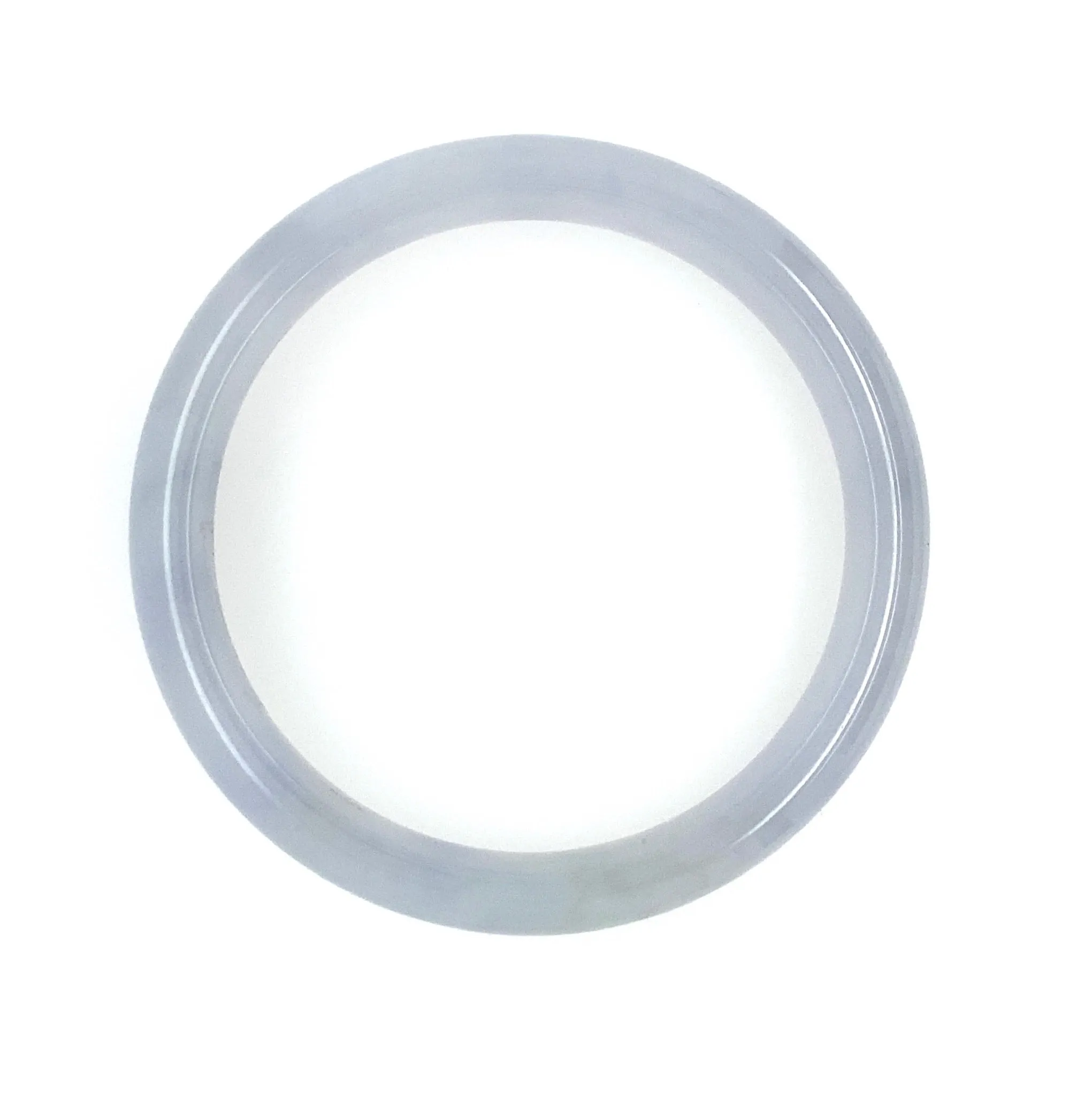 Burmese Icy Jadeite Comfort Fit Bangle