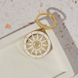 Cai & Jo Mati Enamel Key Chain