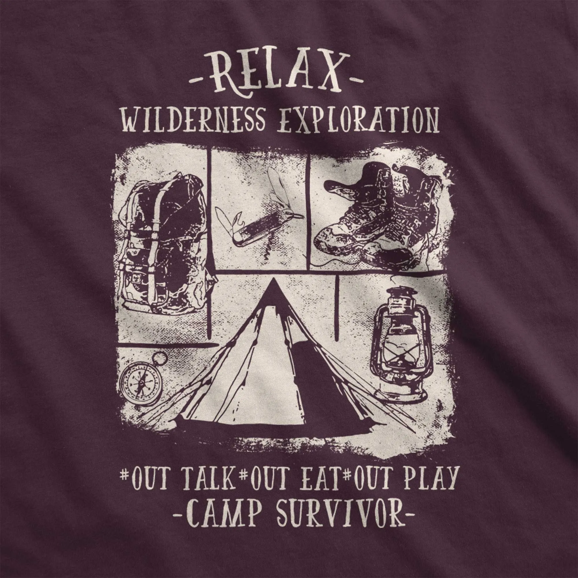 Camp Survivor - Adult Unisex Jersey Crew Tee