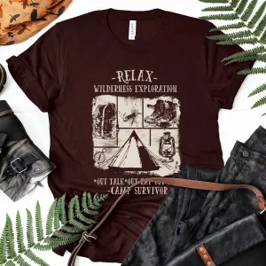 Camp Survivor - Adult Unisex Jersey Crew Tee