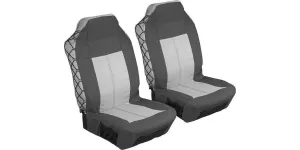 Car Seat Cover Car Front Seat Cover Set Grey Explorer 2Pc