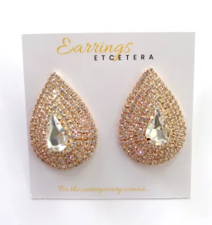 CAROL BRIDAL STUD EARRINGS