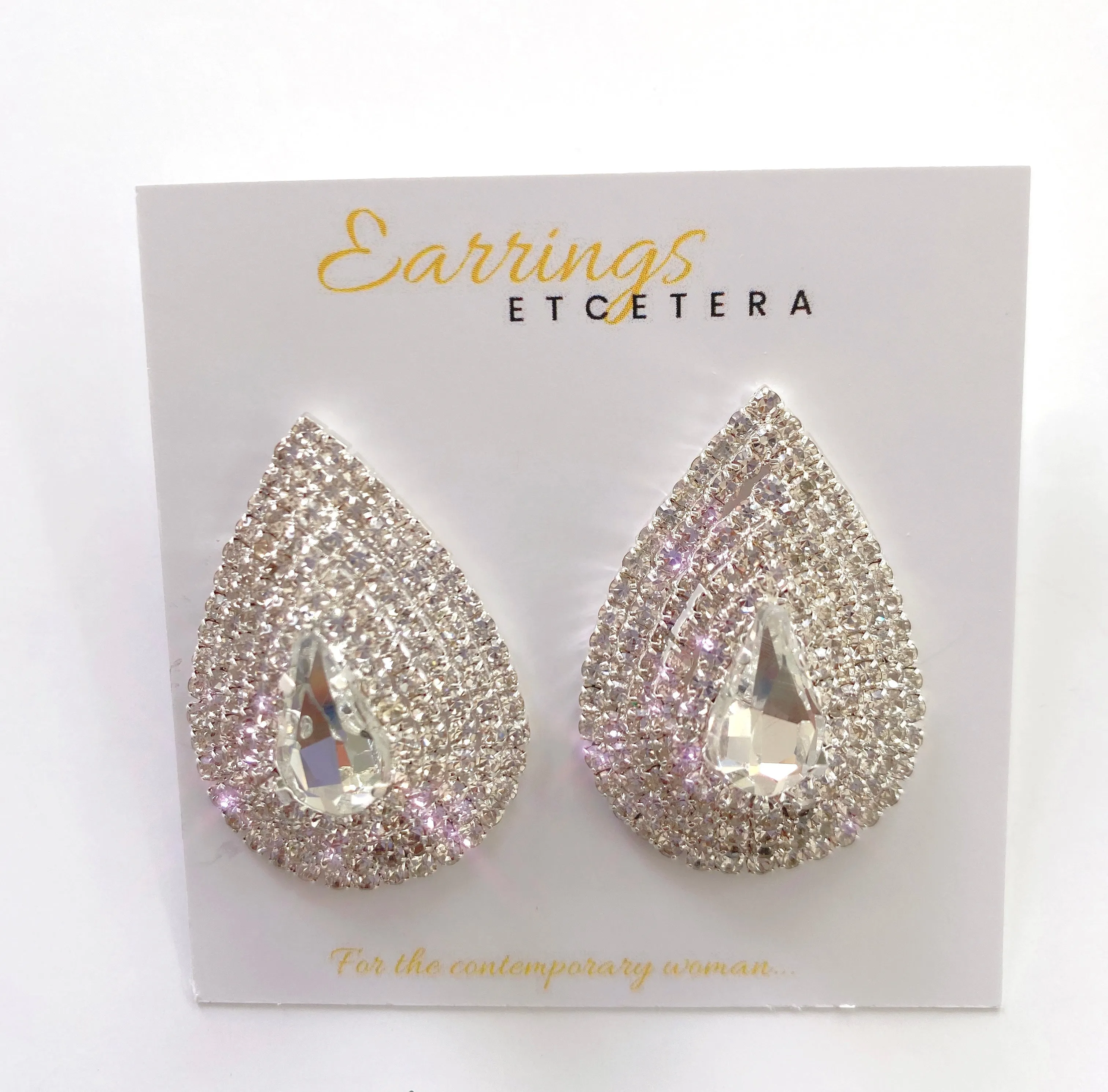 CAROL BRIDAL STUD EARRINGS