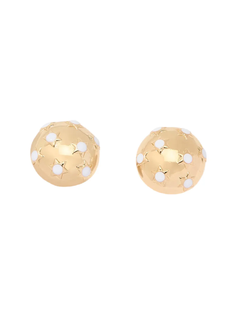 Carolina Herrera Starburst Dome Clip On Earrings (More Colors)