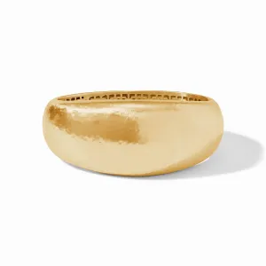 Catalina Statement Hinge Bangle in Gold