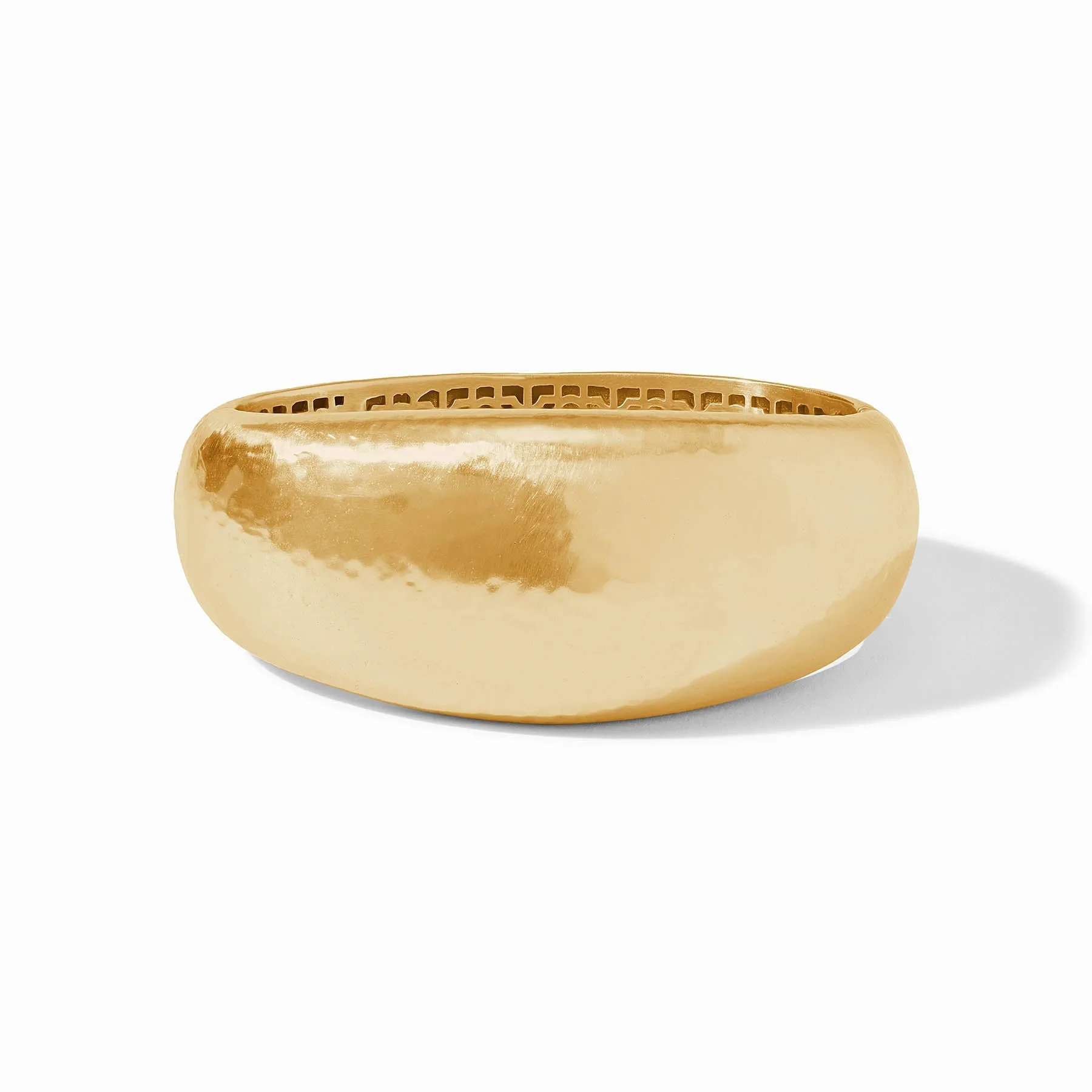 Catalina Statement Hinge Bangle in Gold
