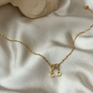 CD DIOR DAINTY NECKLACE