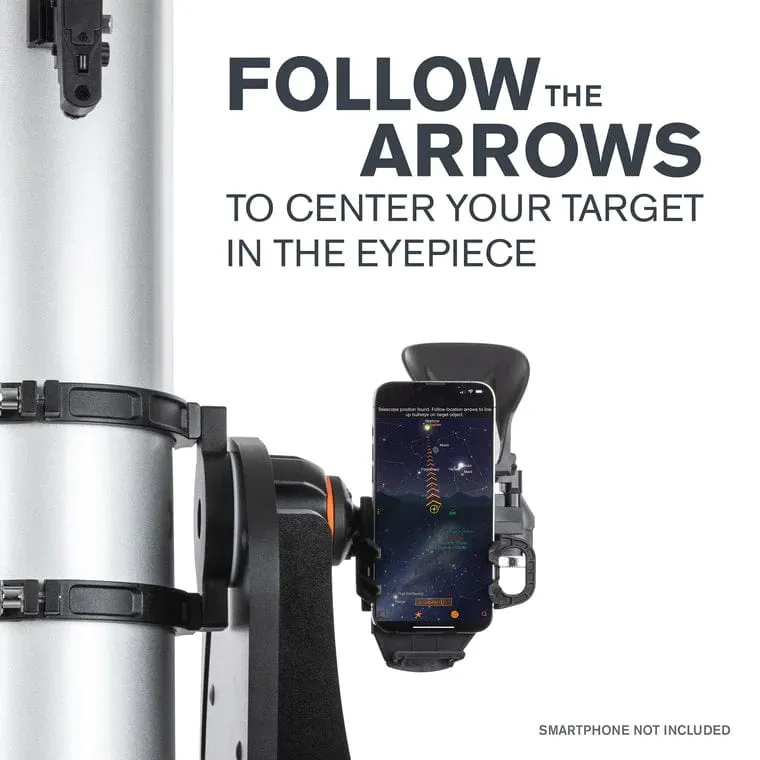 Celestron StarSense Explorer 150mm Smartphone App-Enabled Tabletop Dobsonian Telescope - 22482