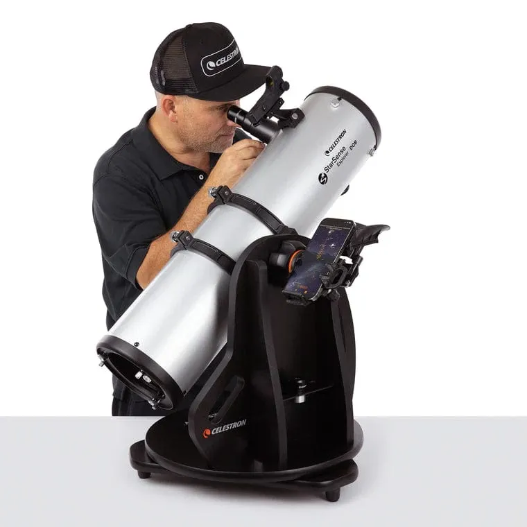 Celestron StarSense Explorer 150mm Smartphone App-Enabled Tabletop Dobsonian Telescope - 22482