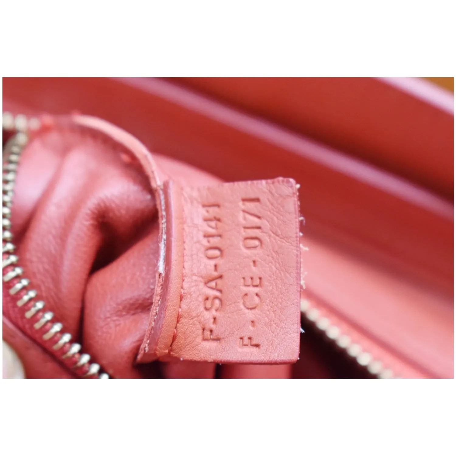 CELINE Micro Luggage Calfskin Leather Tote Bag Red - 25% OFF