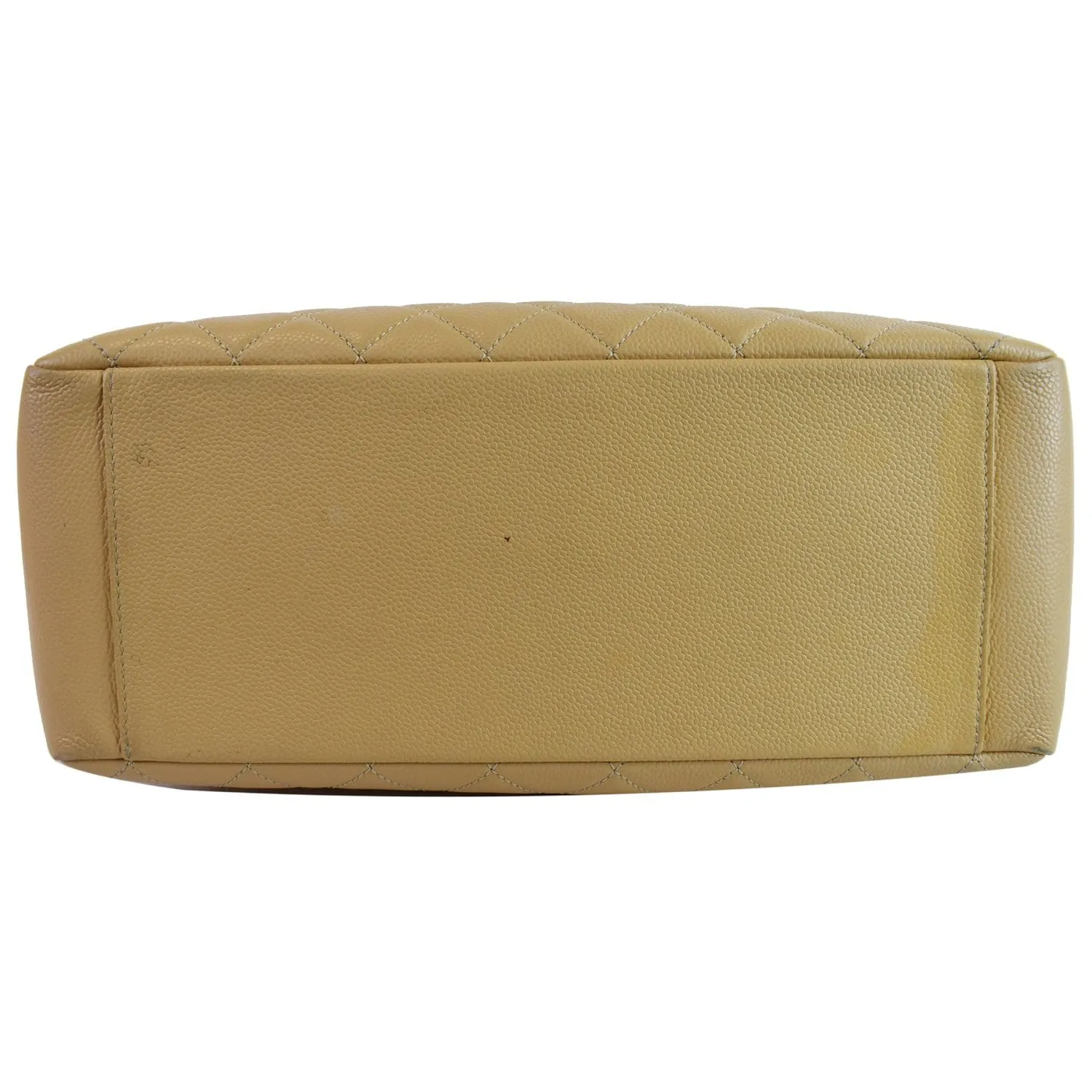 CHANEL Grand Shopping GST Caviar Leather Tote Bag Beige