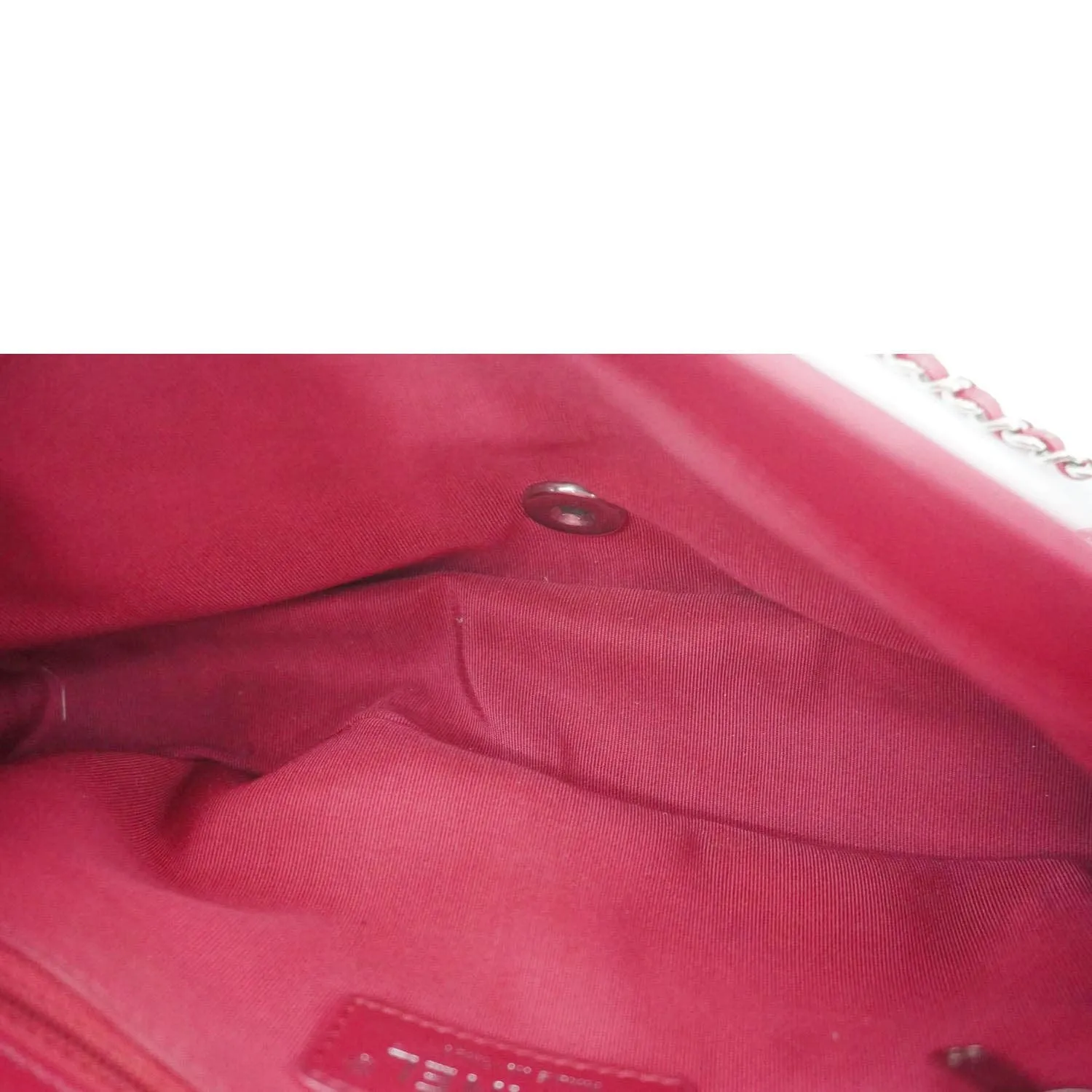 CHANEL Mademoiselle Vintage Flap Sheepskin Leather Crossbody Bag Pink