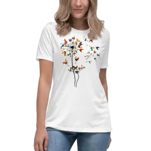 Chicken Dandelion Women's Relaxed T-Shirt