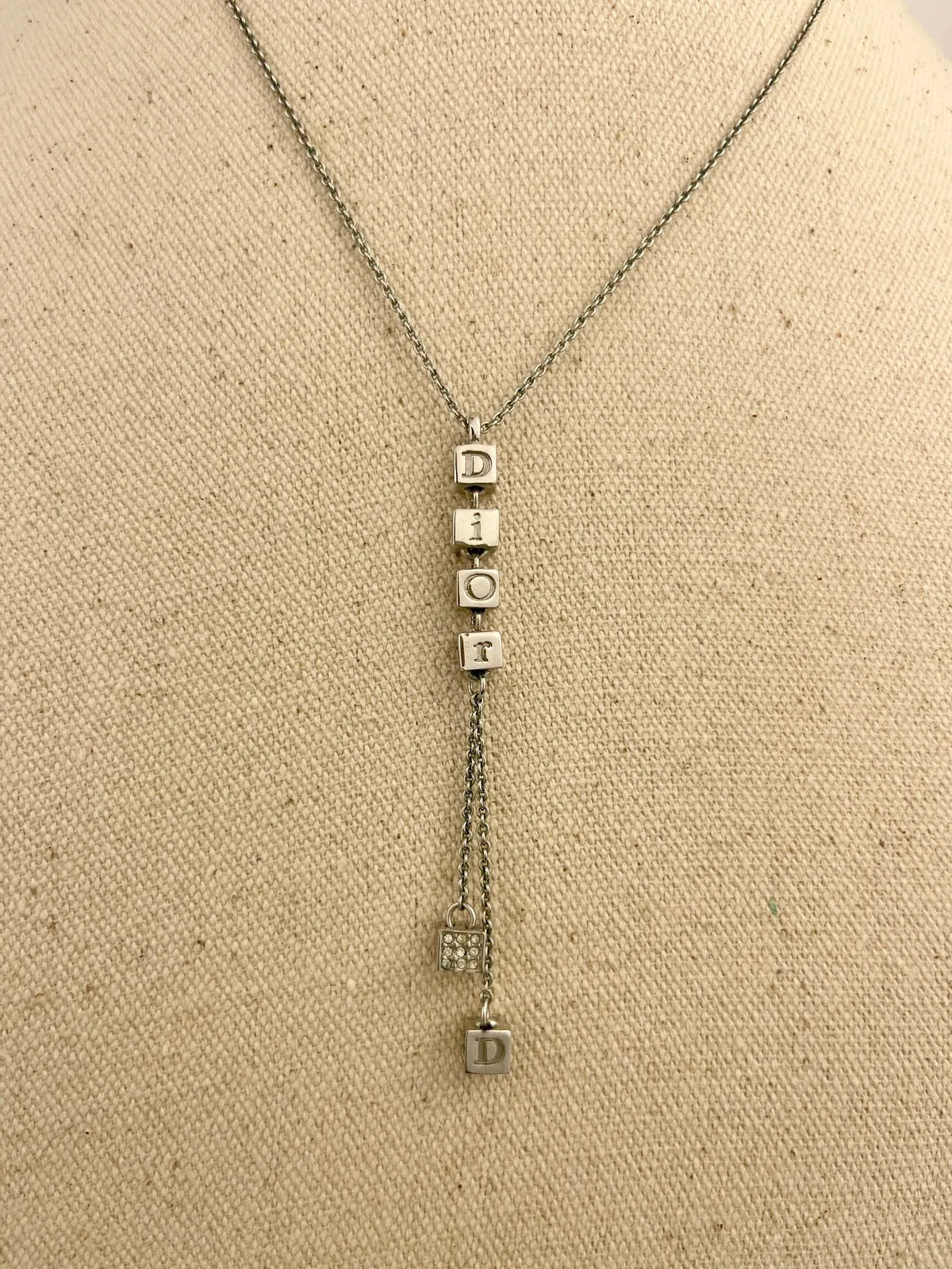 Christian Dior Silver Necklace