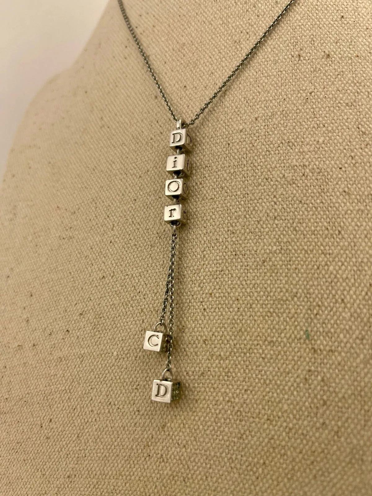 Christian Dior Silver Necklace