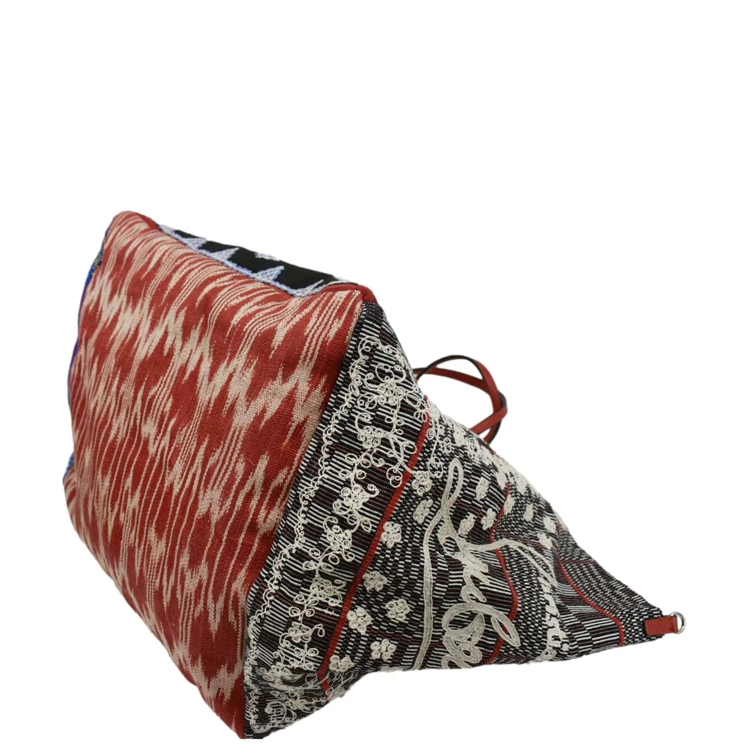 CHRISTIAN LOUBOUTIN Manila Caba Embroidered Jacquard Tote Bag MultIcolor