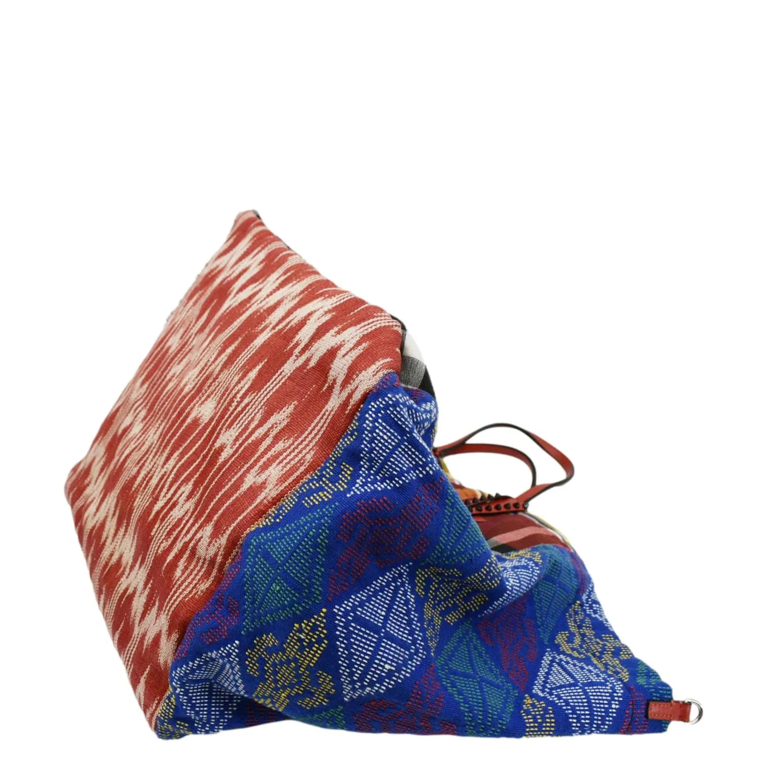 CHRISTIAN LOUBOUTIN Manila Caba Embroidered Jacquard Tote Bag MultIcolor