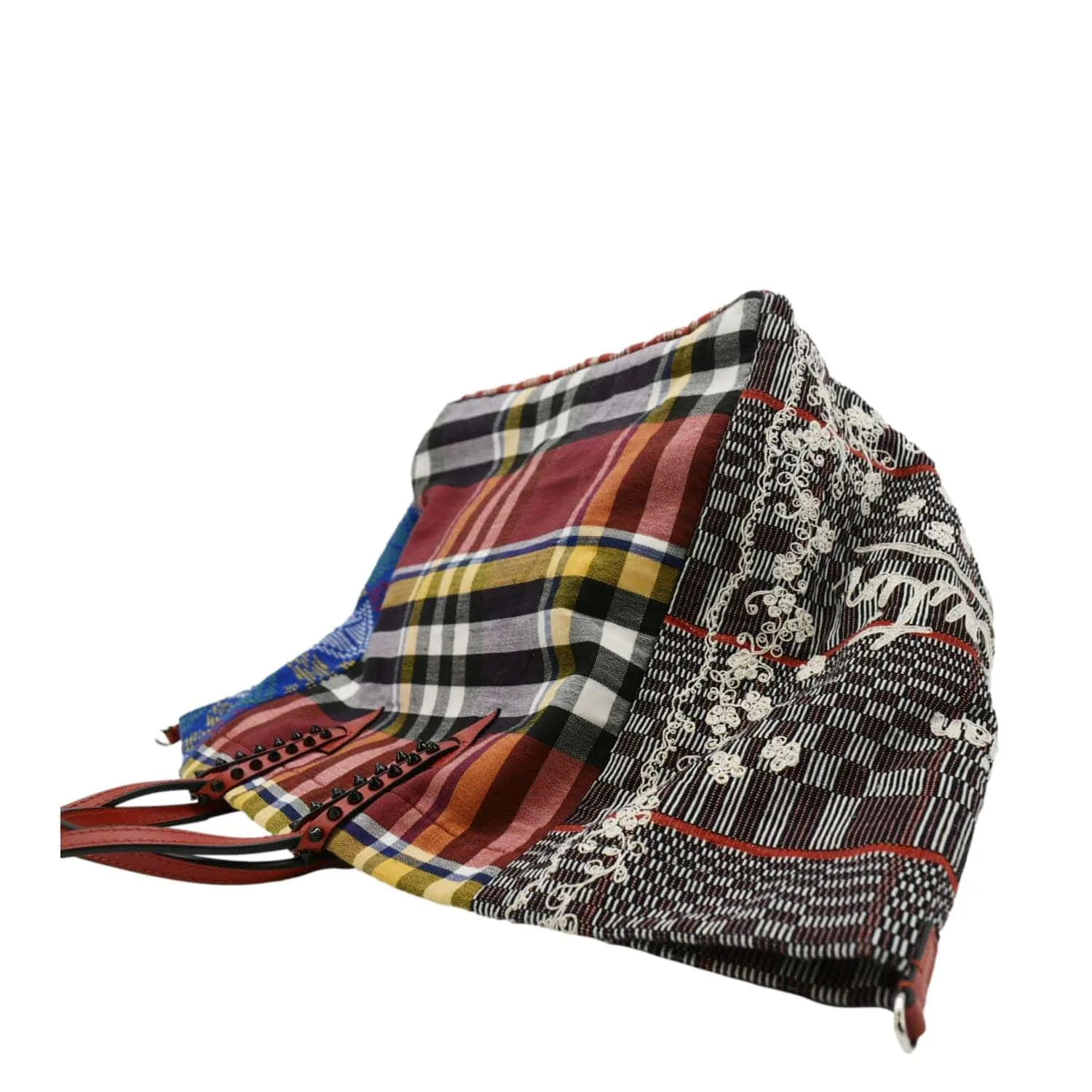 CHRISTIAN LOUBOUTIN Manila Caba Embroidered Jacquard Tote Bag MultIcolor