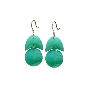 Chrysoprase Tiny Arps Earring