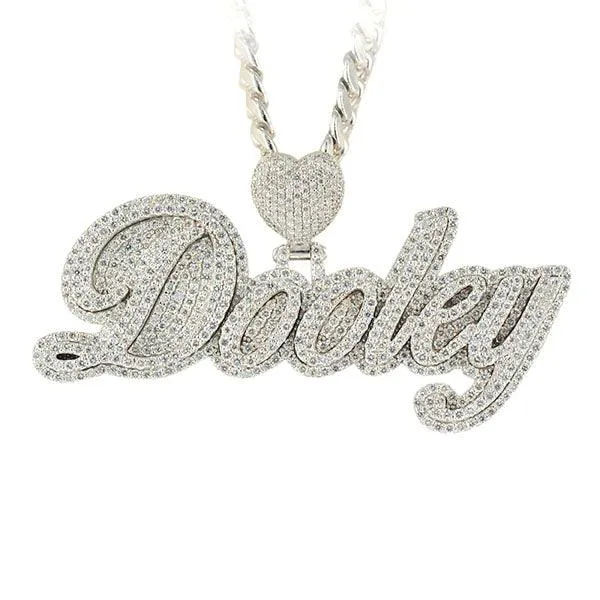 CJ3471 - Custom Diamond Dooley Pendant