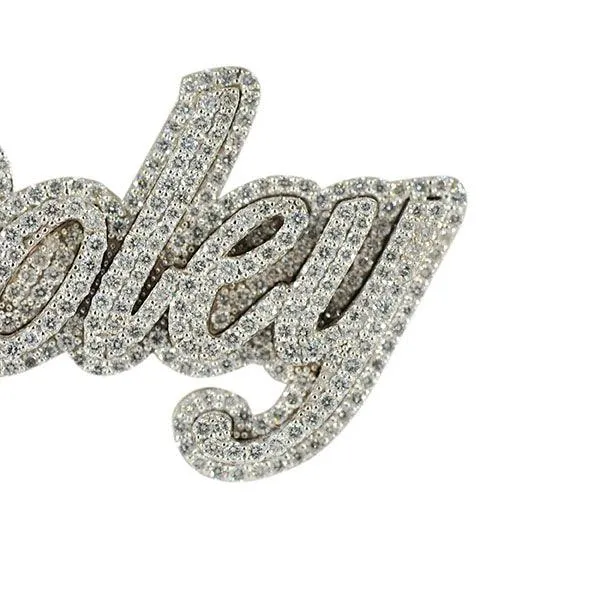 CJ3471 - Custom Diamond Dooley Pendant