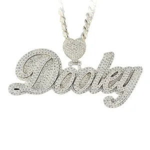 CJ3471 - Custom Diamond Dooley Pendant