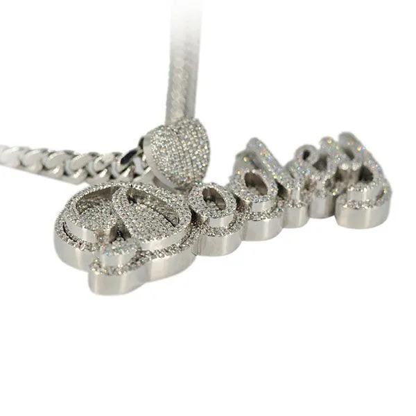 CJ3471 - Custom Diamond Dooley Pendant