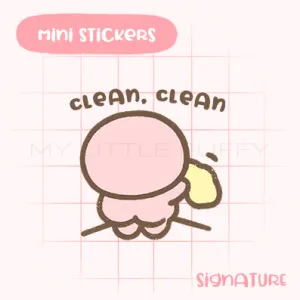 Clean Planner Sticker