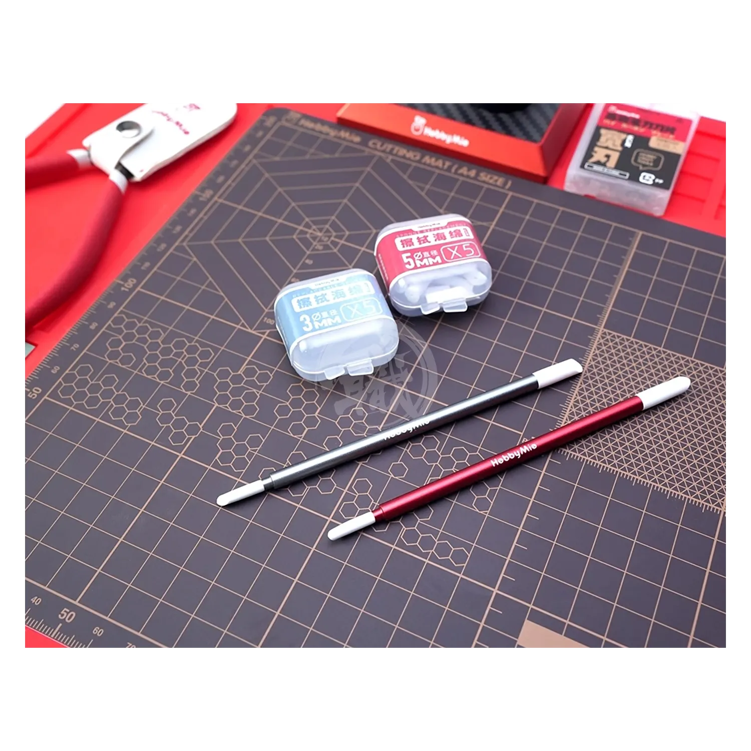 Clean Sponge Swab [Red Handle]