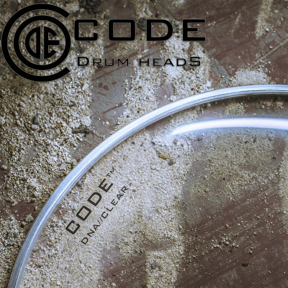 Code DNA Drum Heads - Clear