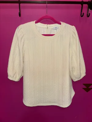 Colette Cutie Vintage Cream Top