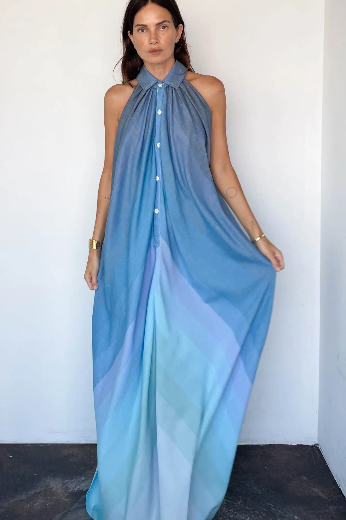 Collar Halter Dress