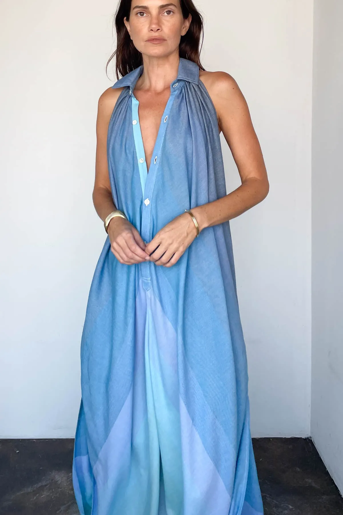 Collar Halter Dress
