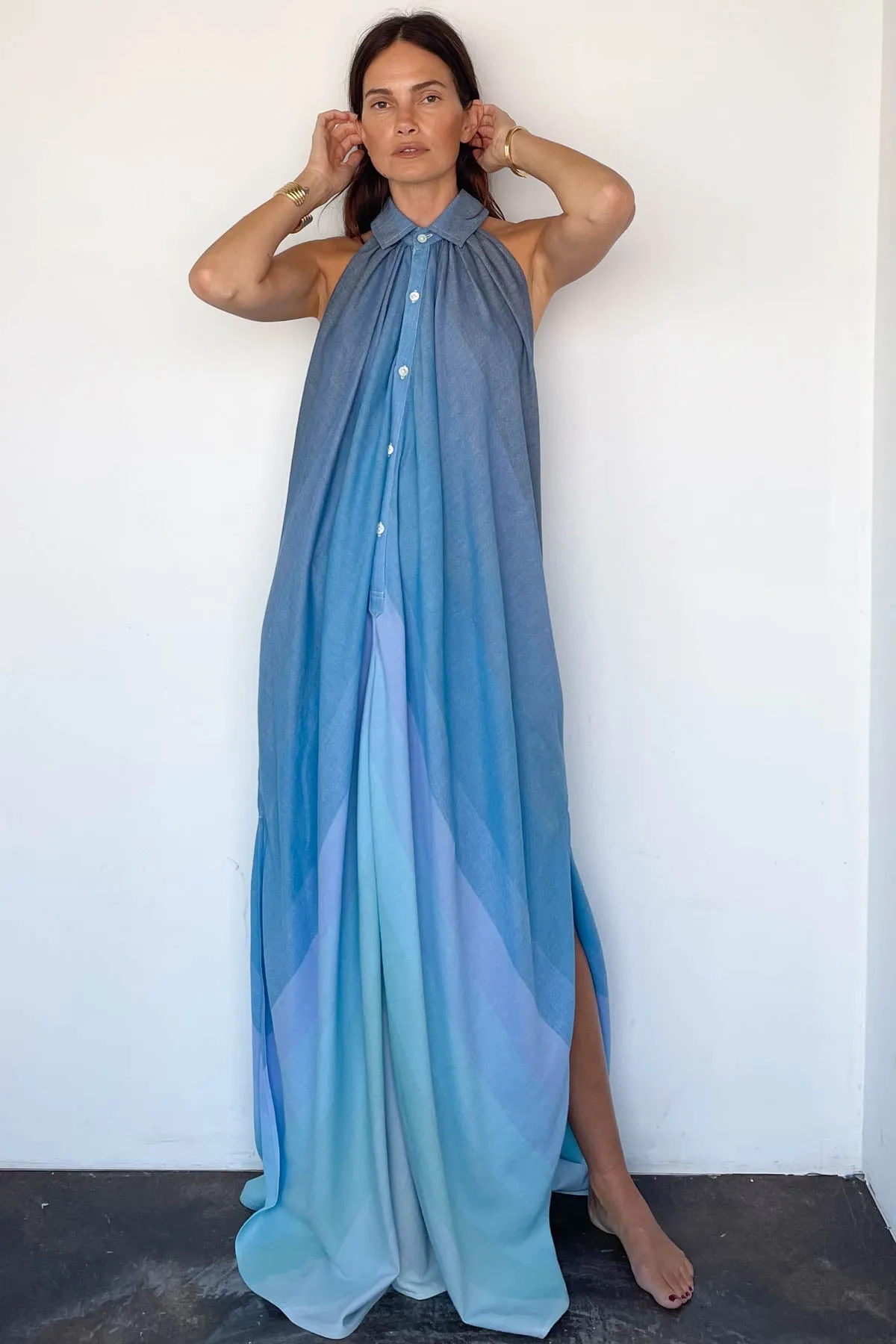 Collar Halter Dress