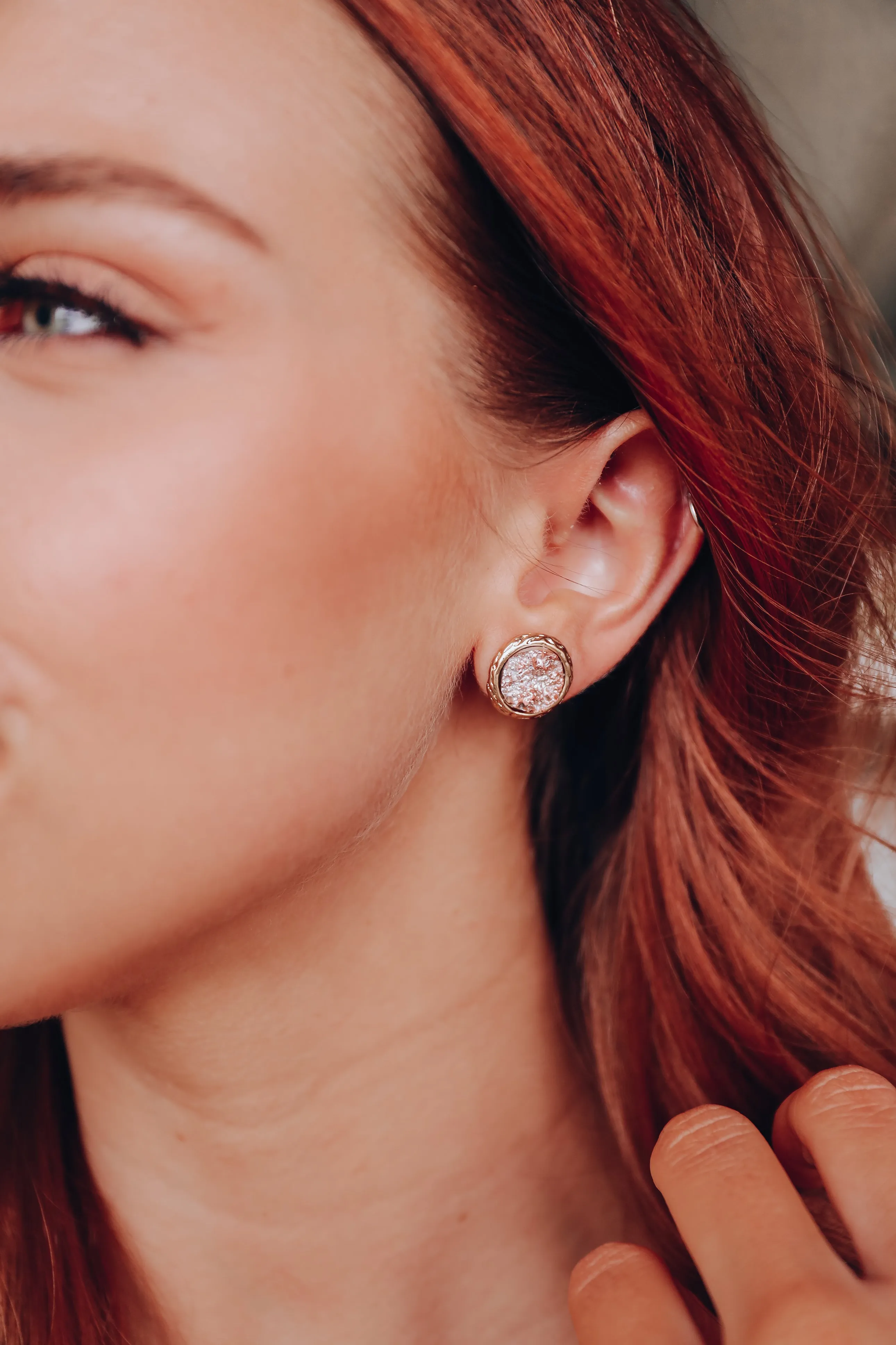 Collins Earrings - Rose Gold