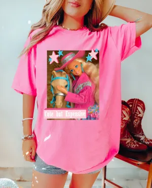 Comfort Colors Crunchberry Cute But Expensive Tee/ Mommy and Me/ Youth and Adult Sizes