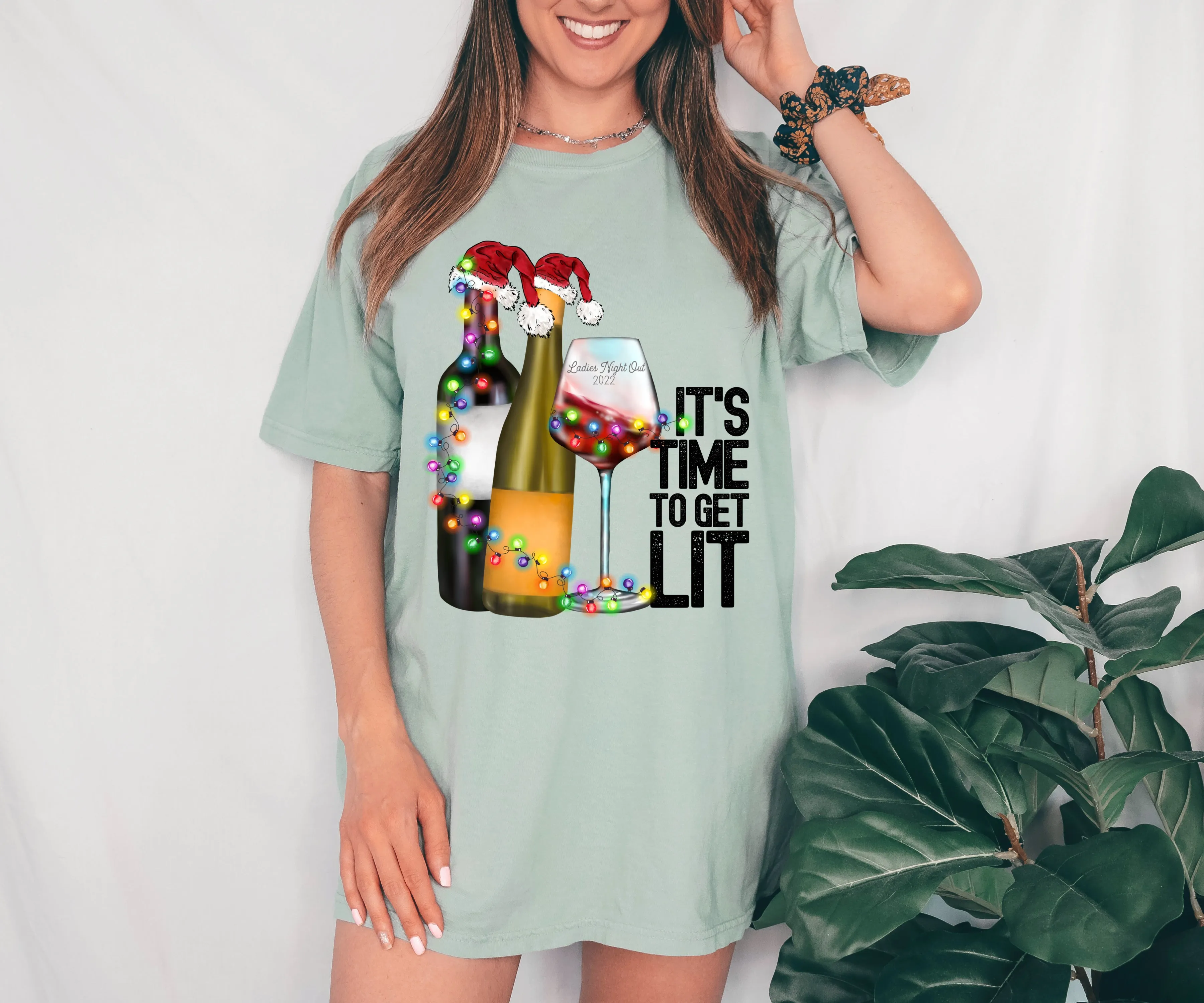 Comfort Colors Let's Get Lit - Girls Night Tee