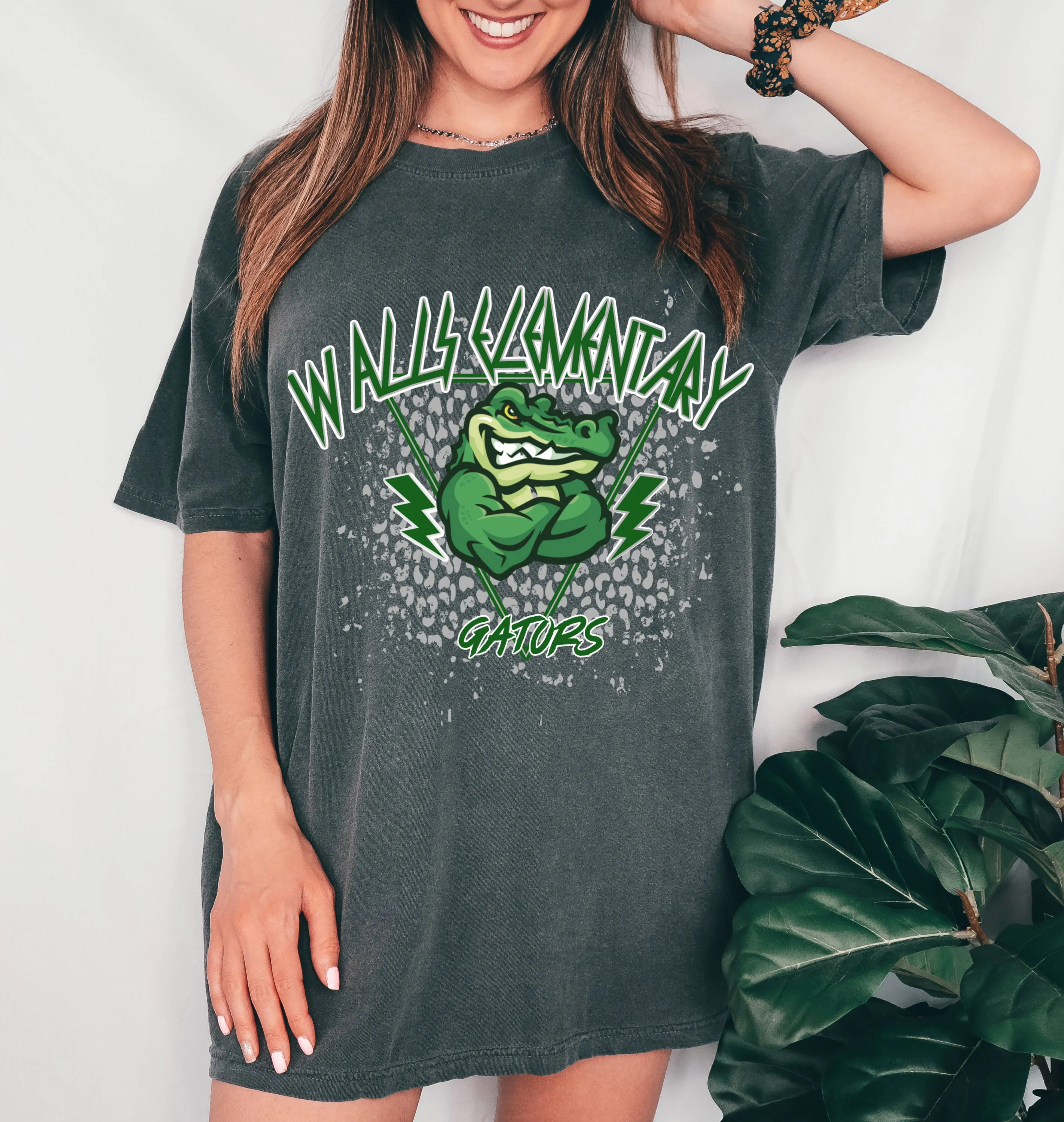Comfort Colors Walls Elementary Rocker Tee / Hernando -Desoto County Schools / Mississippi School Shirt