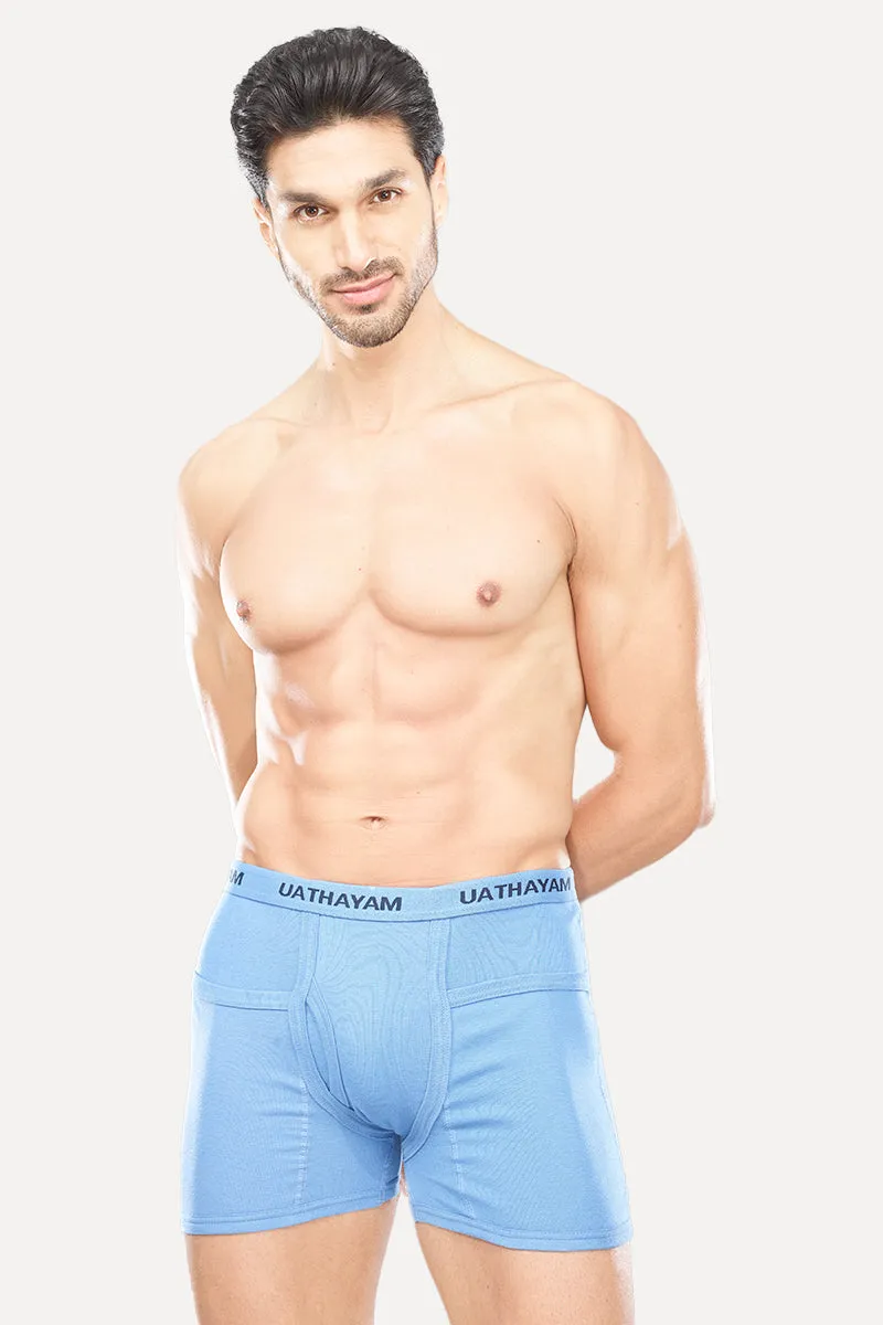 Comfort Rib - Assorder Colors With Outer Elastic Trunks For Men | Uathayam