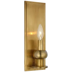 Comtesse Medium Sconce in Hand-Rubbed Antique Brass