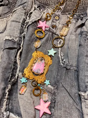Cosmic Dreams Statement Necklace