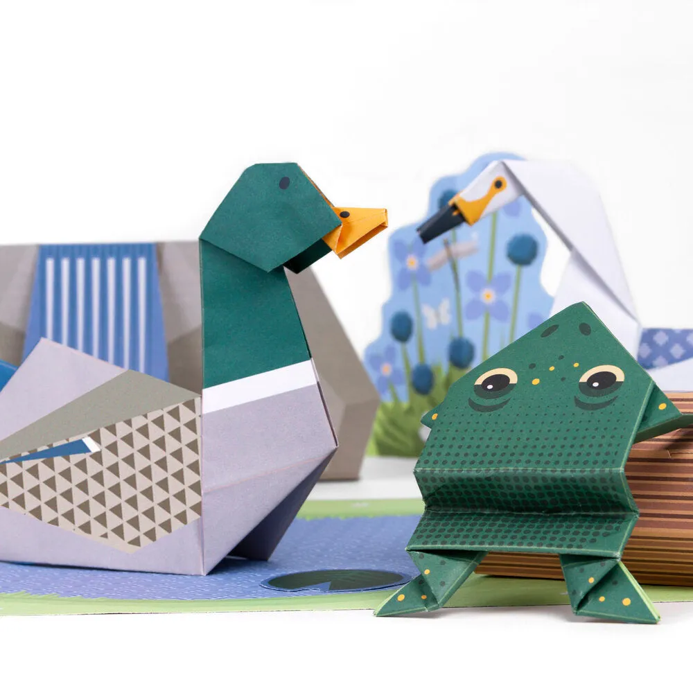 Create Your Own Wetland Wildlife Origami