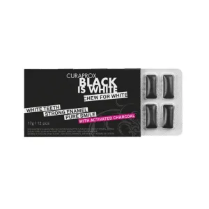 Curaprox Black is White Chewing Gum Single