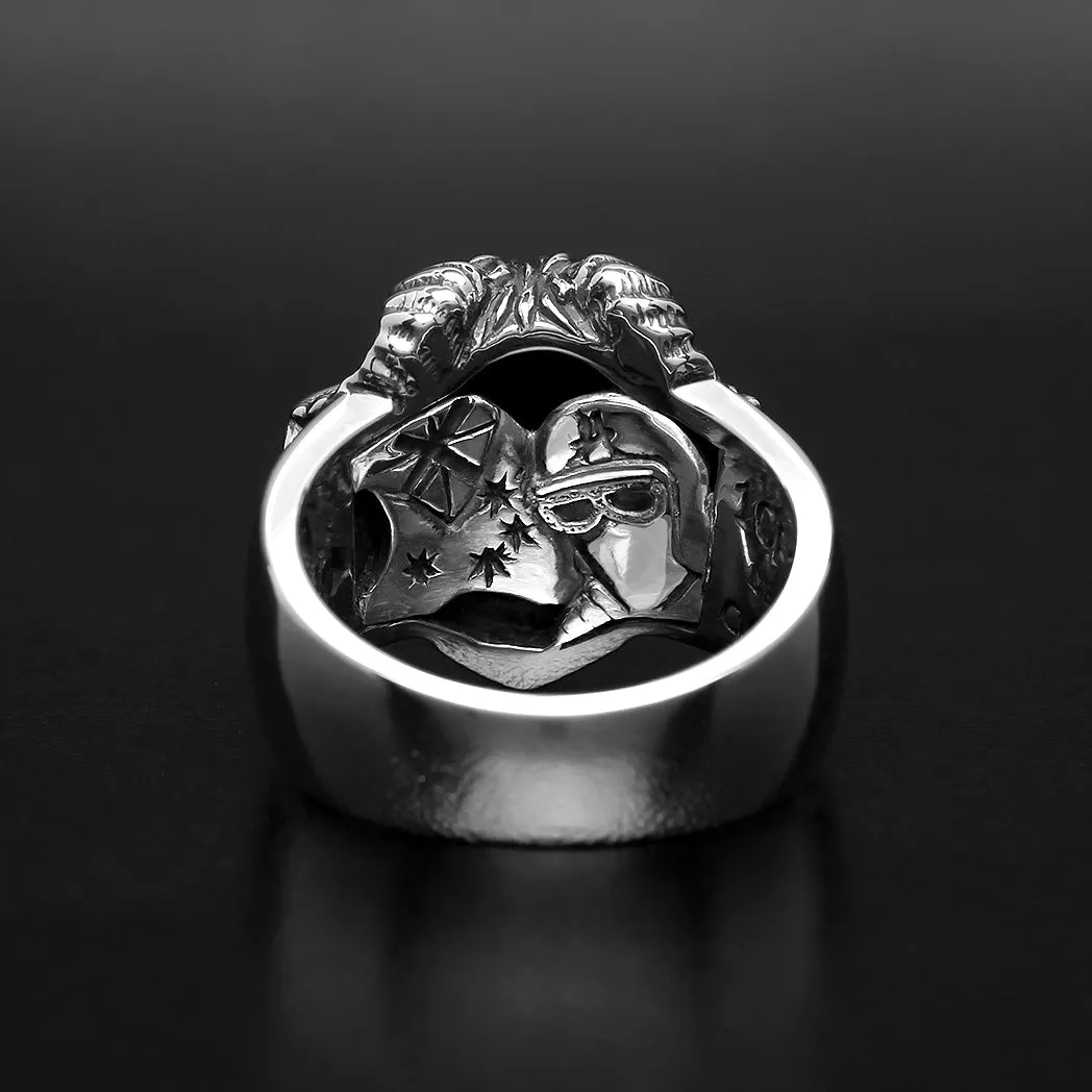 Custom Goat Sapphire Ring 1 of 1