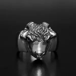 Custom Goat Sapphire Ring 1 of 1