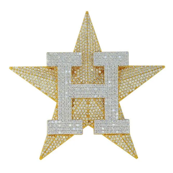 CUSTOM H STAR PENDANT
